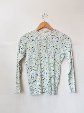 Doen floral pointillé Annie top